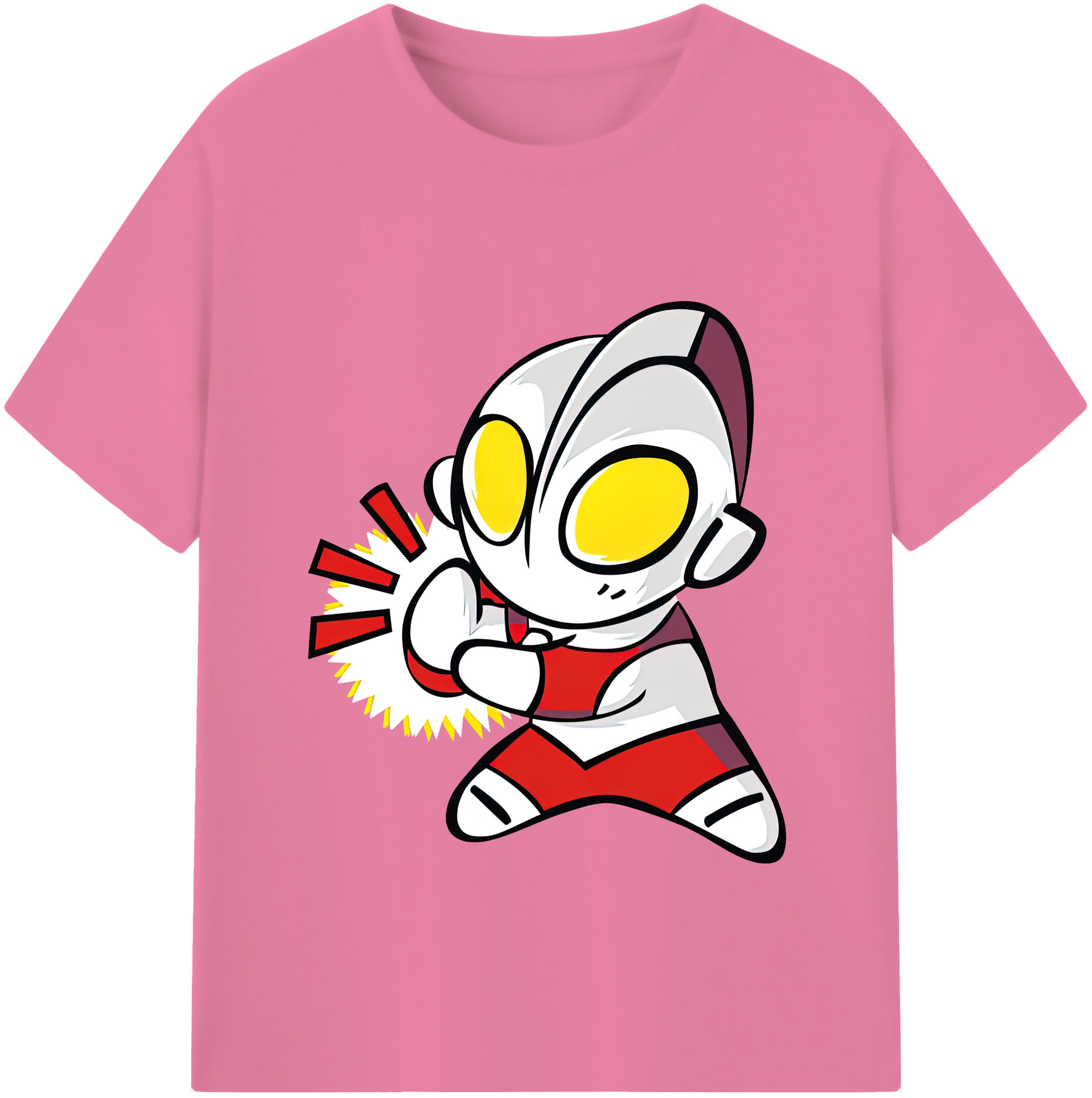 （画像用） ウルトラマン Ultraman 綿100％半袖Tシャツ（フロントプリント）